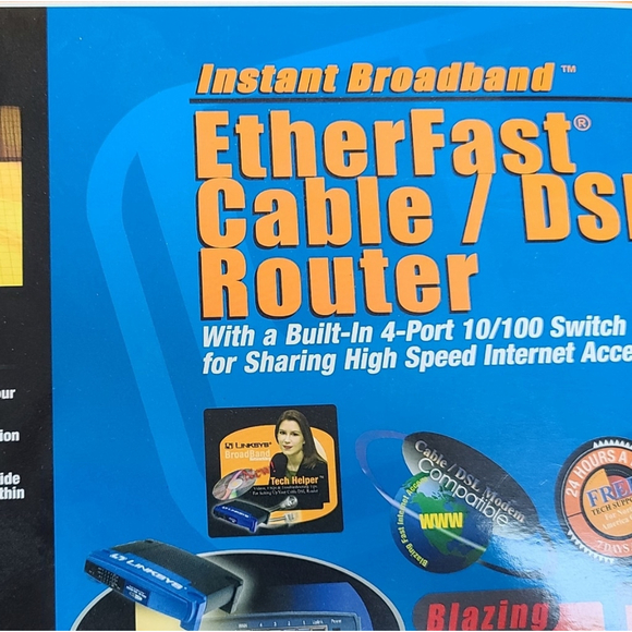 EtherFast Cable/DSL Router by LINKSYS - New Condition - Picture 5 of 5
